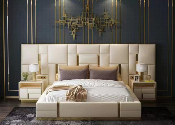 Disegno set da camera da letto Letto Moderno Lusso Mobili per hotel