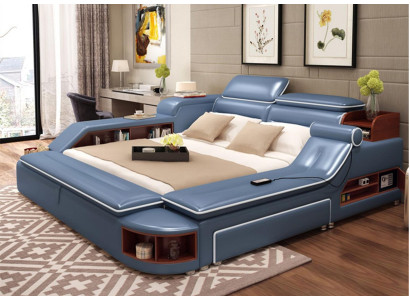 Letto multifunzione Letti matrimoniali Moderno telaio letto Letti 180x200cm