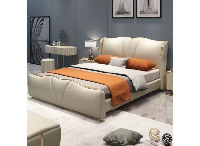 Letto Mobili Design Letti Matrimoniali di Lusso Camera da Letto in Legno Nuova