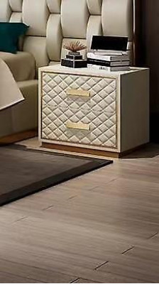 Design comodino tavolini da caffè camera da letto di lusso in legno