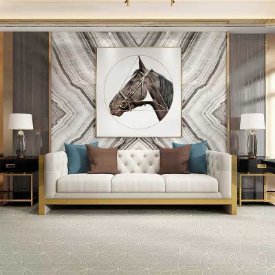 Set soggiorno divano 3+1 posti lussuoso divani bianchi design in pelle nuovo