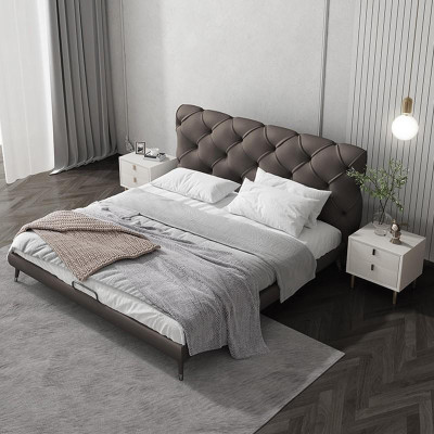 Modern letto di lusso camera da letto letti stile cornice del letto arredamento