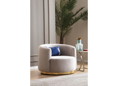 Sedia moderna in acciaio inox Poltrona ad aletta Sedia monoposto di design per il soggiorno