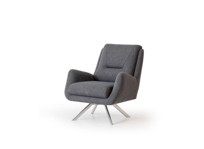 Sedia moderna mobili di lusso nel soggiorno Lounge Club Designer grigio arredamento