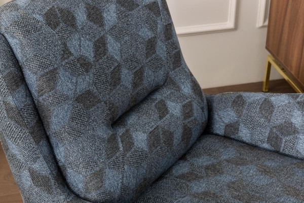 Moderno set di divani 3+1 posti in lusso grigio per soggiorno.