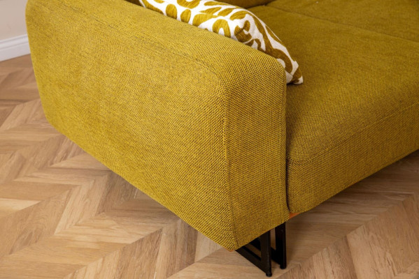 Divano italiano divano imbottito a 4 posti Mobili 270cm Tessuto Nuovo