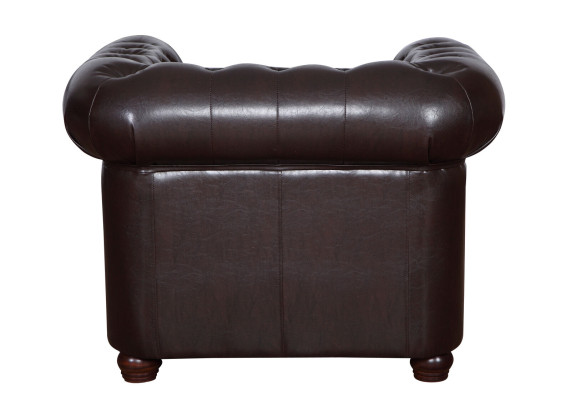 Chesterfield poltrona divano TV 1 posto in tessuto pelle sofà sofà imbottiti