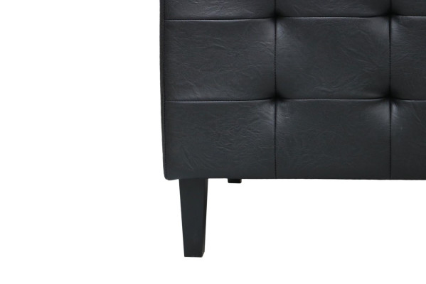 Poltrona da club lounge, design poltroncina imbottita divanetto TV in pelle 1 posto.