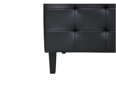 Poltrona da club lounge, design poltroncina imbottita divanetto TV in pelle 1 posto.