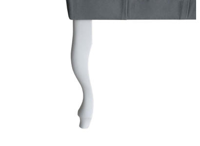 Chesterfield imbottito seduta panchina imbottita textil tessuto legno stile sgabello