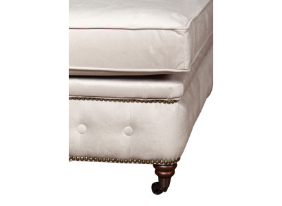 Club pouf da lounge in pelle tessuto design otomano Designer Pufa Chesterfield