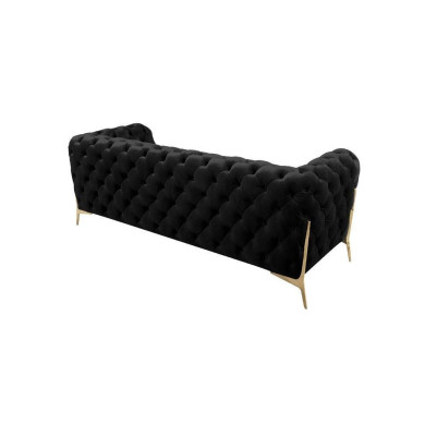 Design divano Chesterfield 2 posti in velluto tappezzeria tessuto divani nuovo