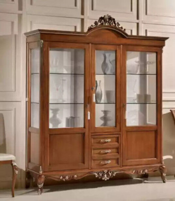 Tavolo da pranzo 6 sedie Sala da pranzo Set da pranzo classico con sideboard 9 pezzi