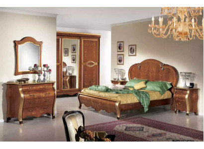 Set completo per la camera da letto Letto 2 comodini Armadio Comò