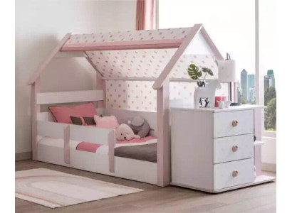 Letto per bambini Letto Struttura letto per bambini in legno Bianco Letti Mobili per bambini
