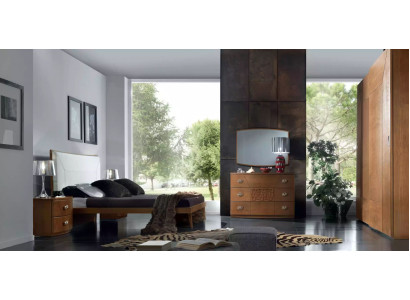 Set camera da letto Letto 2 comodini 6 pezzi Design di lusso completo