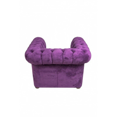 Chesterfield poltrona divano imbottito monoposto in velluto design divani divani