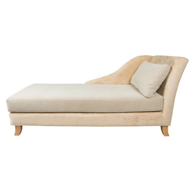 Chaiselongue Chaiselongues Divano in tessuto Liege Chaise Club Relax Tessile