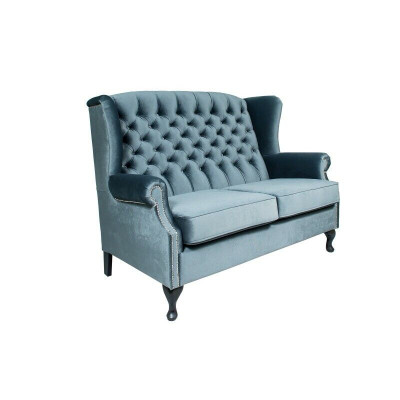 Divano Chesterfield a 2 posti design imbottito di lusso, poltrone, divani, poltrona ad ali.