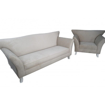 Divano 3 posti + 1 posti Set di divani imbottiti di design Sofa Couchen Sofas Garnitur