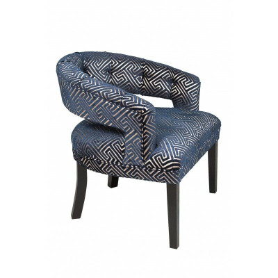 Design poltrone Chesterfield assortimento sedia tessuto imbottito gruppo hotel set 4x.