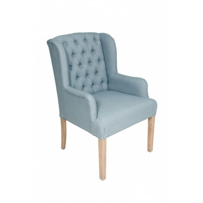 Chesterfield sedie blu chiaro eleganti poltrone arredamento alberghiero sedia imbottita set da 6