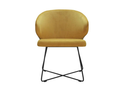 Moderni sedie da sfogliare Gruppo 8 set di sedie set giallo cuscino bracciolo