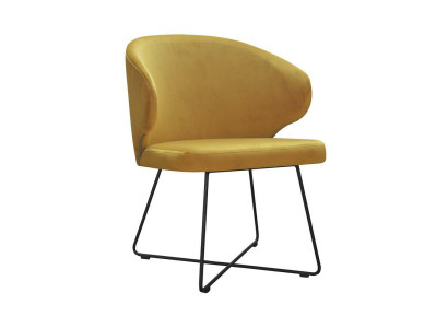 Moderni sedie da sfogliare Gruppo 8 set di sedie set giallo cuscino bracciolo