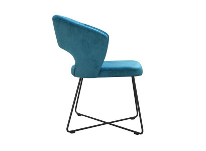 Gruppo moderno di poltrone 8 sedie set verde imbottito bracciolo