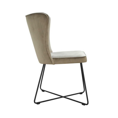 Sedia 8x da pranzo con imbottitura per sala da pranzo lounge TV poltrona set nuovo club tessile