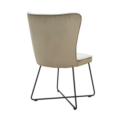 Sedia 8x da pranzo con imbottitura per sala da pranzo lounge TV poltrona set nuovo club tessile