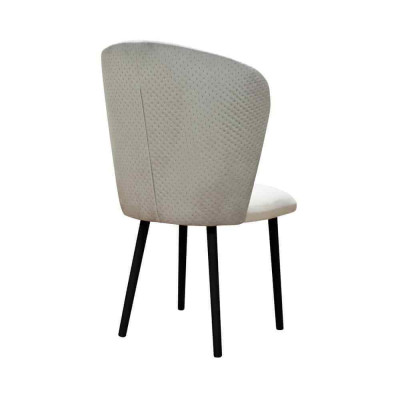 Sedia 8x da pranzo imbottita in tessuto Lounge Nuovo Set di poltrone Club TV