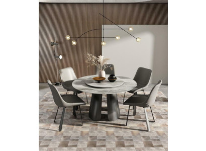 Set di sedie Gruppo di sedie per hotel con rivestimento 6x Gruppi di sedie in acciaio inossidabile