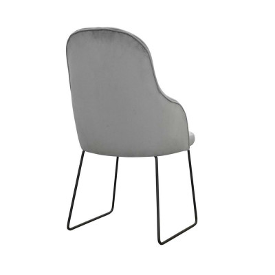 Sedia 6x Sedia da pranzo Poltrona Lounge Tessuto Seduta Set Nuovo Club TV