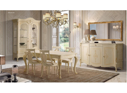 Sedia da pranzo Sedia Sale da pranzo Sedie Legno Design Stile Barocco Beige Schienale Sedile  Seggiolino da pranzo Sedia Sale da pranzo Sedie Legno Design Stile Barocco Beige Schienale Sedile