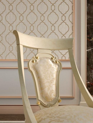 Sedia da pranzo Sedia Sale da pranzo Sedie Legno Design Stile Barocco Beige Schienale Sedile  Seggiolino da pranzo Sedia Sale da pranzo Sedie Legno Design Stile Barocco Beige Schienale Sedile