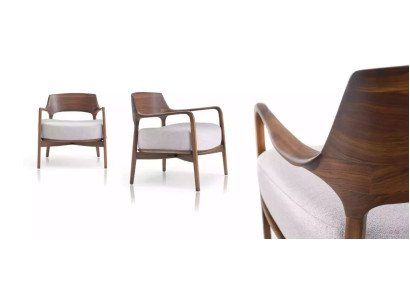 Sedia da pranzo Poltrona da soggiorno Sedie Legno Moderno Imbottite Poltrone