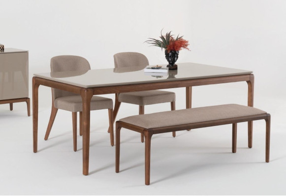 Set sala da pranzo Sedia Tessile Cucina Design Stoffa Imbottita Sedie