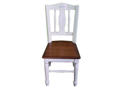 Mobili in legno massello Set di sedie Design sala da pranzo 1 sedia Nuove sedie Stile rustico Sedia con schienale