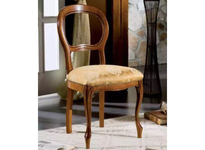 Sedia da designer Sedia classica da sala da pranzo Sedia imbottita Tessuto Mobili