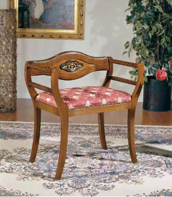Sedia da designer Classico tessuto imbottito Soggiorno Poltrona