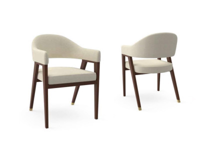 Design sedie imbottite sedia in hotel tessuto legno mobili da sala da pranzo nuovi