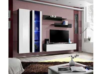 Soggiorno Mobili Parete attrezzata Supporto TV Arredamento completo Moderno