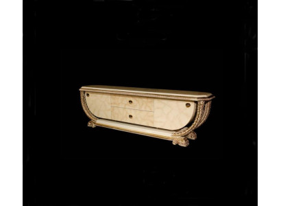Set da sala da pranzo classico. Tavolo da pranzo raffinato, 4 sedie, credenza, vetrina, 8 pezzi.