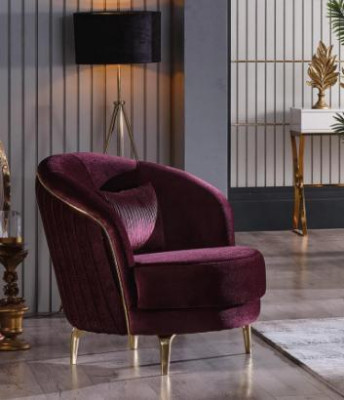 Sedia moderna design seduta imbottita tessuto arredamento tessile mobili soggiorno.