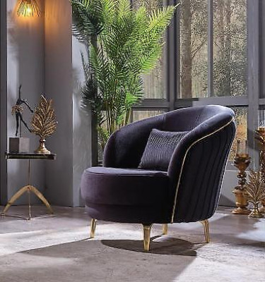 Sedia moderna di lusso con gambe in acciaio inossidabile per il soggiorno, seduta in legno, imbottita.