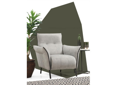 Poltrona design Imbottitura Tessuto Mobili Lusso Soggiorno Moderno Poltrona Imbottita Nuova