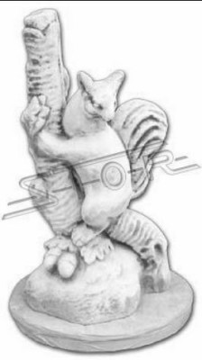 Decorazione da giardino donnola Terrazza Pietra Figura Statua Scultura