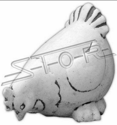 Decorazione da giardino pollo terrazza figure di pietra statua decorativa figurina