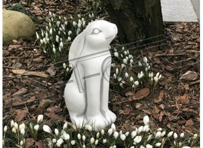Decorazione da giardino coniglietto terrazza in pietra figure decorative statua naturale